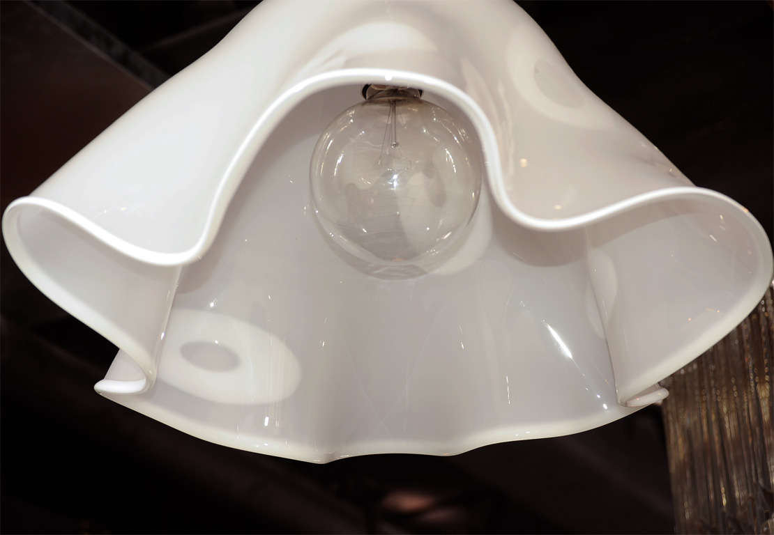 Vintage Murano Light Fixture with "Circle" Design at 1stdibs