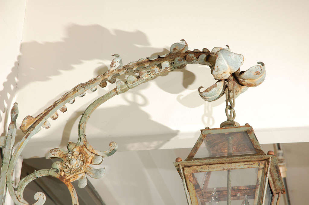 French Iron Lantern, circa 1780 For Sale 1