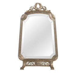 Antique C. 1910 Sterling Silver Vanity Mirror