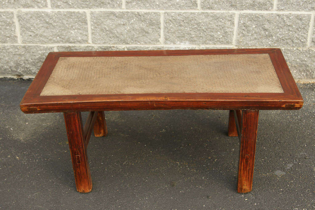 Late 19th century Qing dynasty Ming styled bench/tea table.