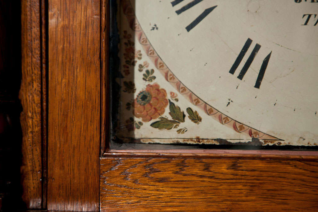 Welsh Oak Tall Case Clock For Sale 1