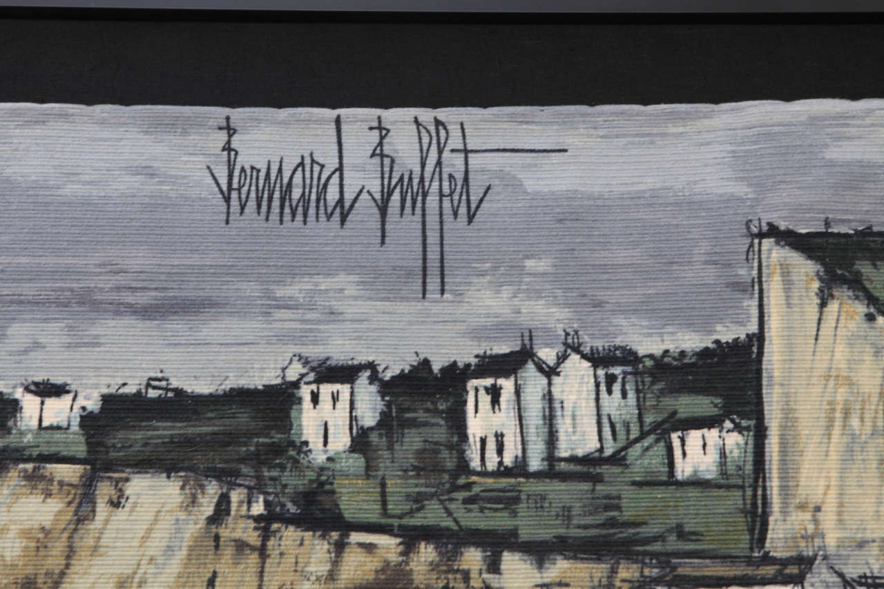 „The Harbor at Low Tide“ von Bernard Buffet (Ende des 20. Jahrhunderts) im Angebot