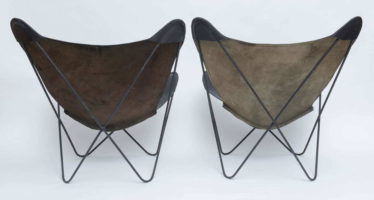 Original Butterfly Chairs by Jorge Ferrari-Hardoy, Argentina, 1940s 1