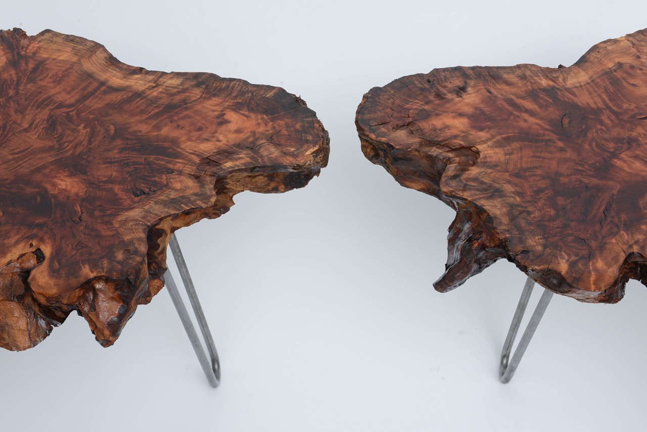 Contemporary Gorgeous Redwood Tables 