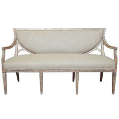 Early 19th Century Continental Settee