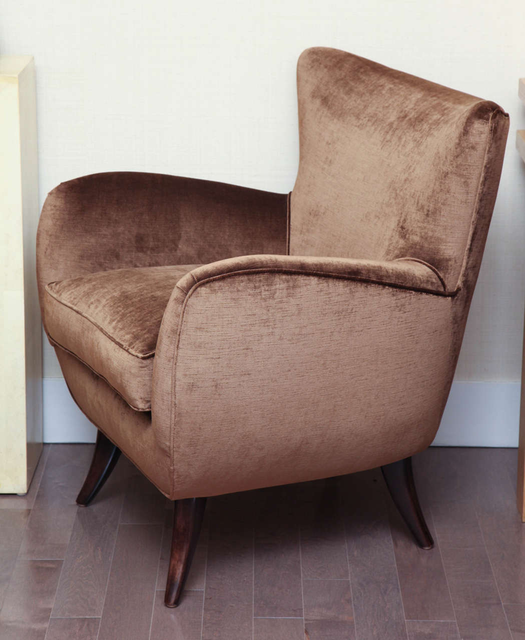 Copper Pair of Armchairs by Ernst Schwadron, circa 1940 For Sale