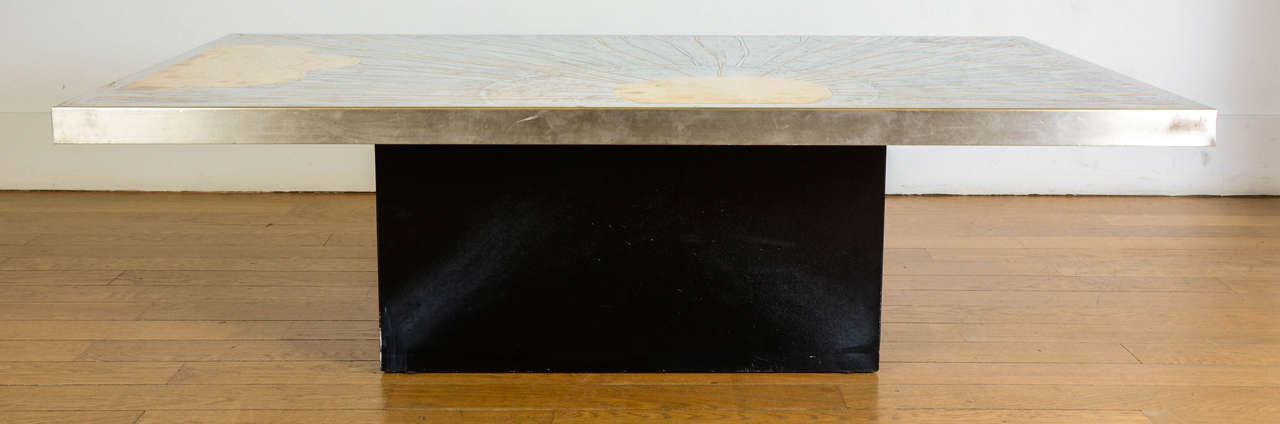 Mid-Century Modern Rectangular coffee table by Georges Matthias, 1970's