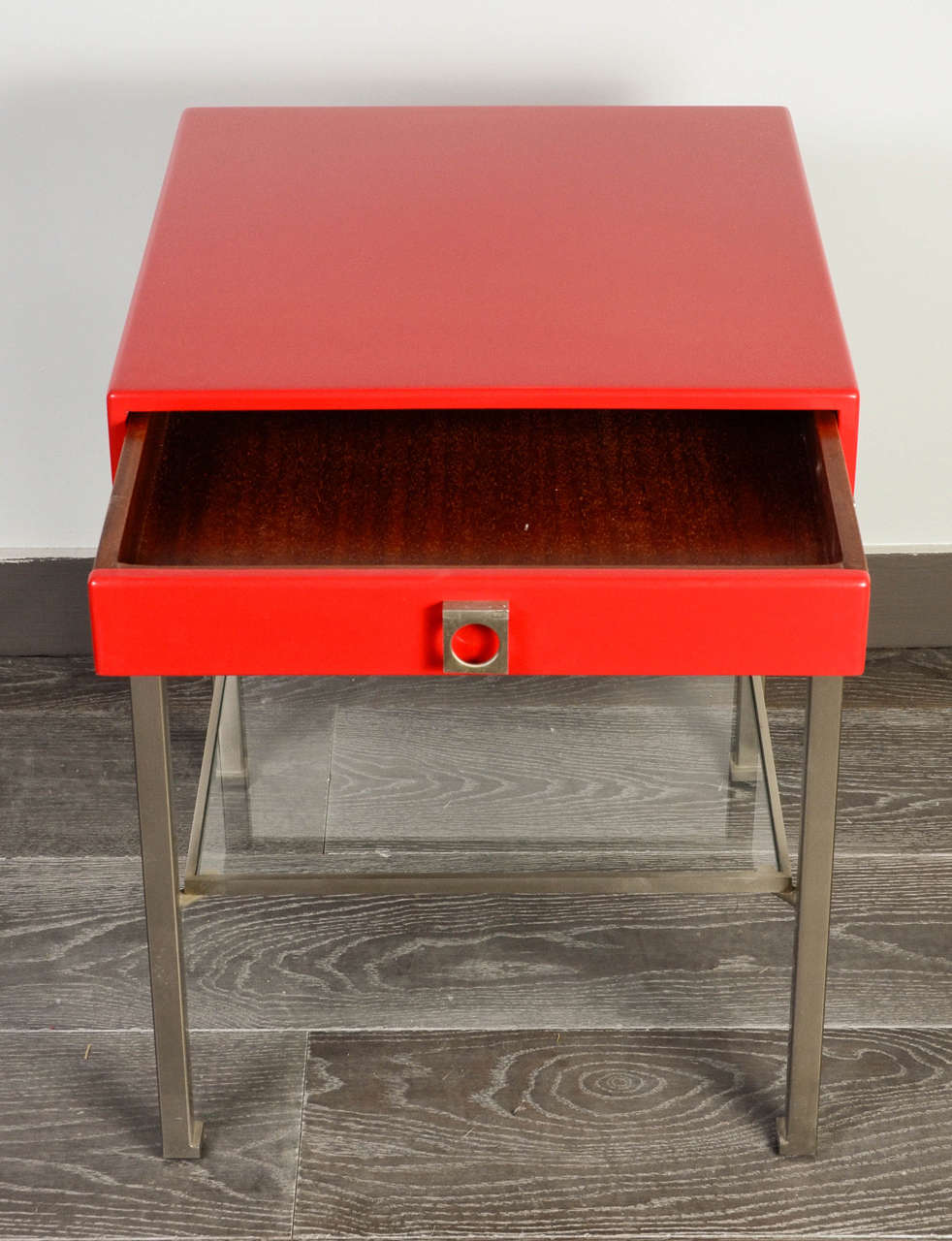 Mid-20th Century Pair of Guy Lefebvre Side Tables