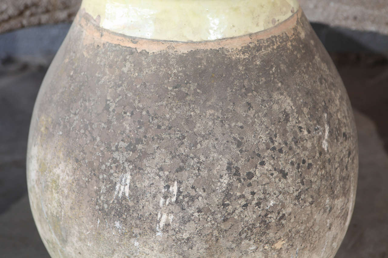 Antique Terra Cotta Provence Oil Jar In Good Condition In Culver City, CA