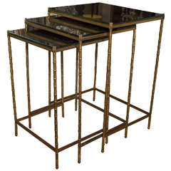 Maison BAGUES Bamboo Style Nesting Tables