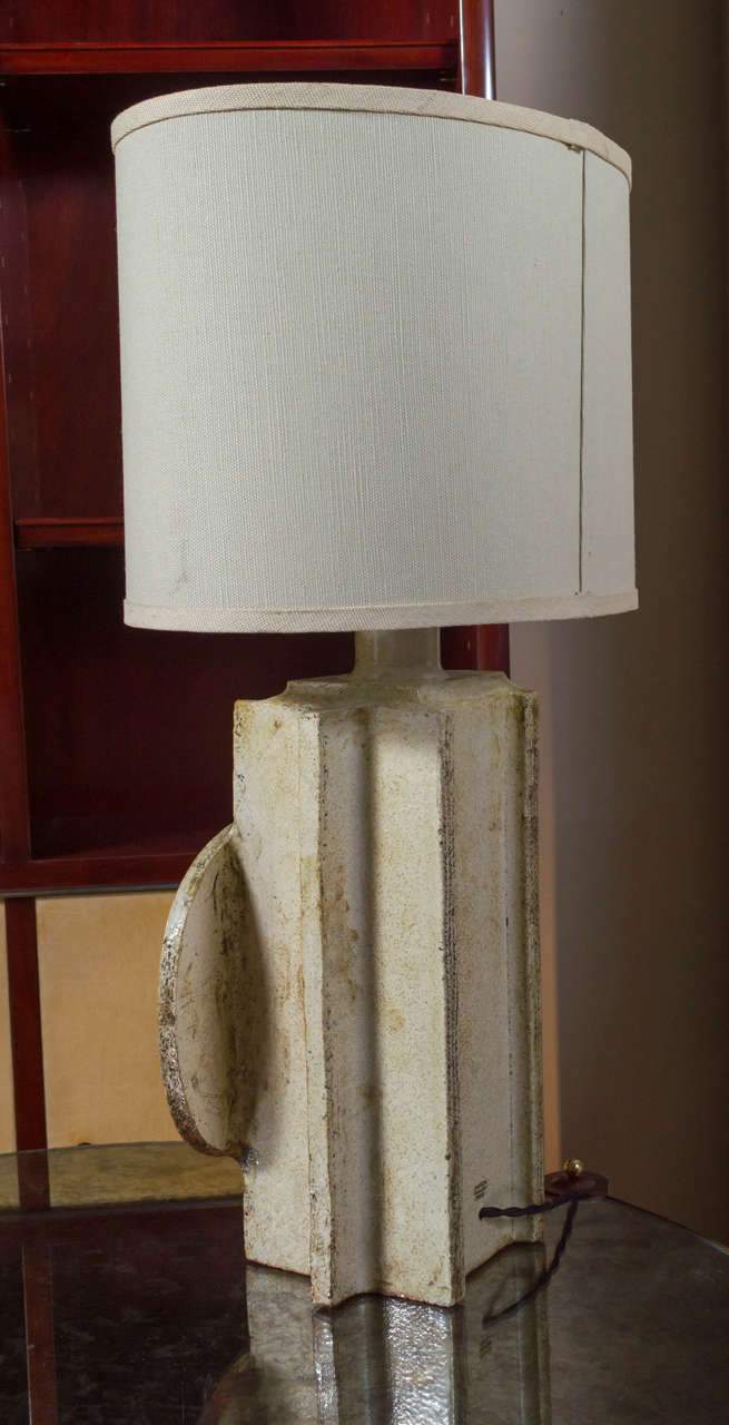 Mid-20th Century Jean DERVAL edited by Roger Capron Table Lamp