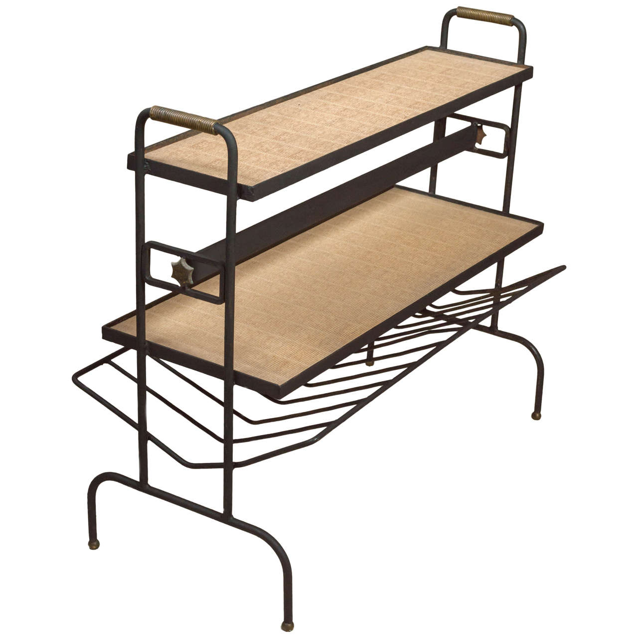 Jacques ADNET Magazine Rack Table For Sale
