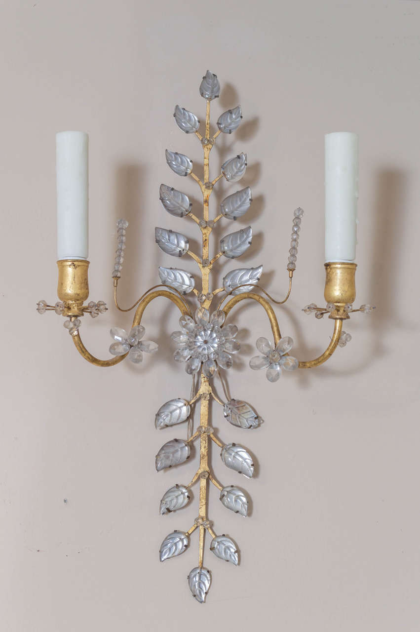 French Maison Bagues Pair of Sconces