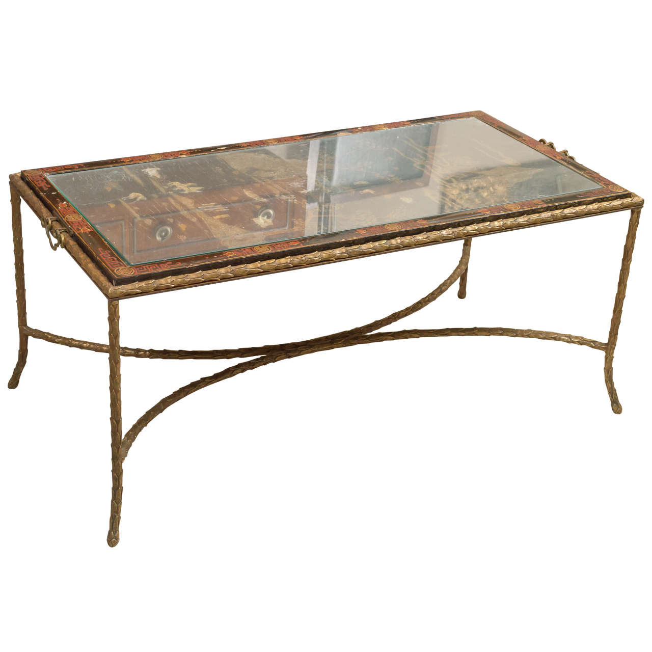 Maison BAGUES Chinoiserie Cocktail Table For Sale