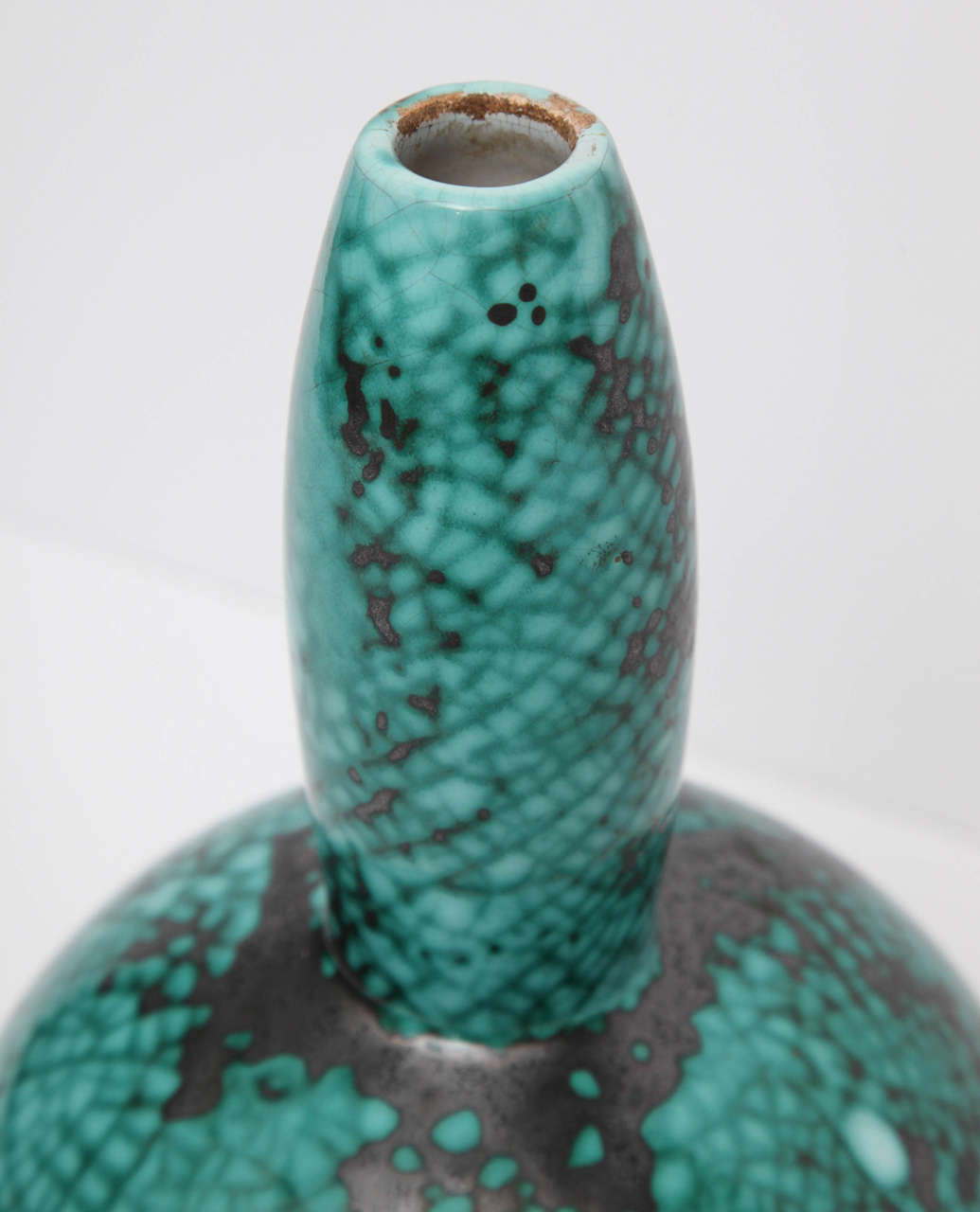 Primavera, Glazed ceramic vase, France, c. 1920 In Good Condition In New York, NY