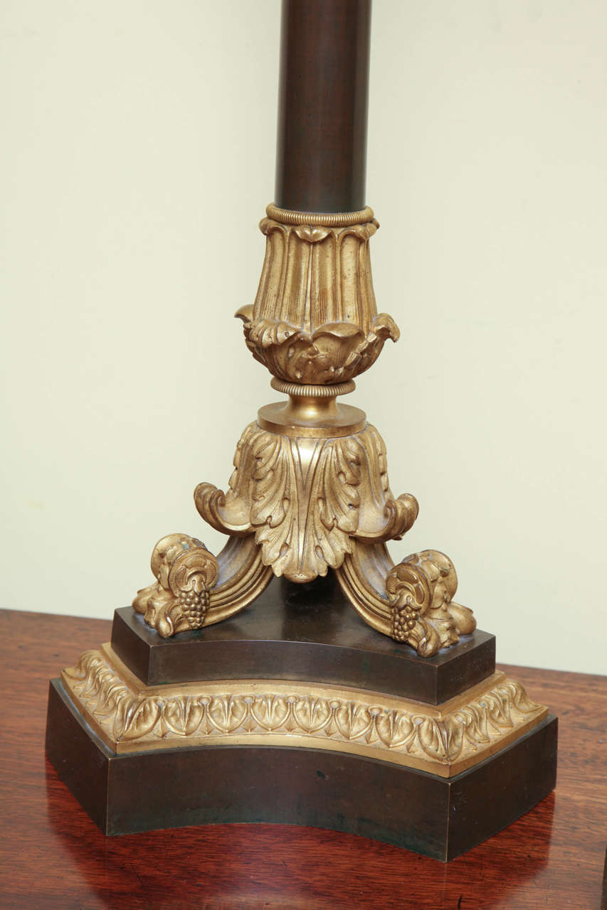 antique french bronze candelabra