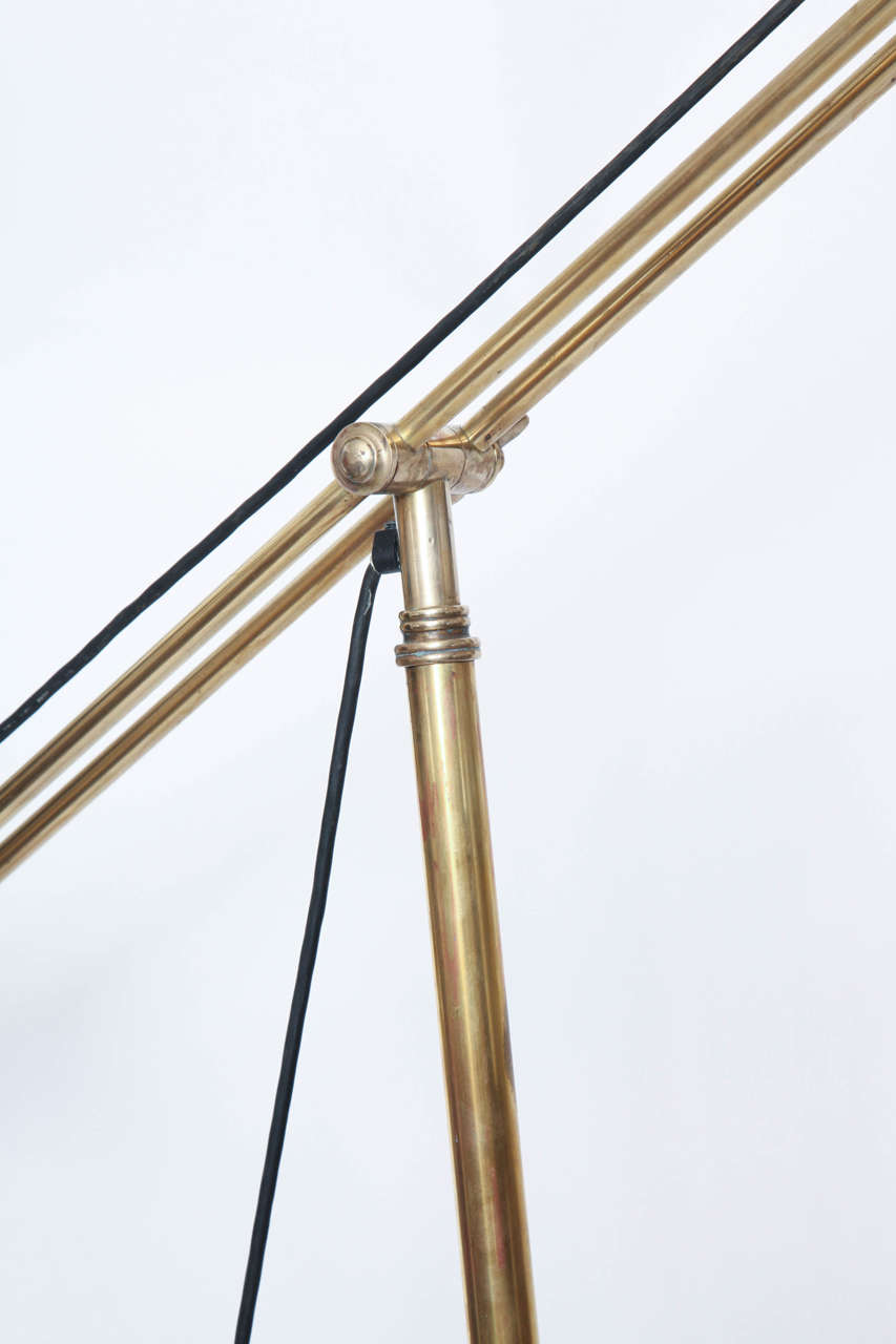 Late 20th Century Industrial Modern Articulated Floor Lamp