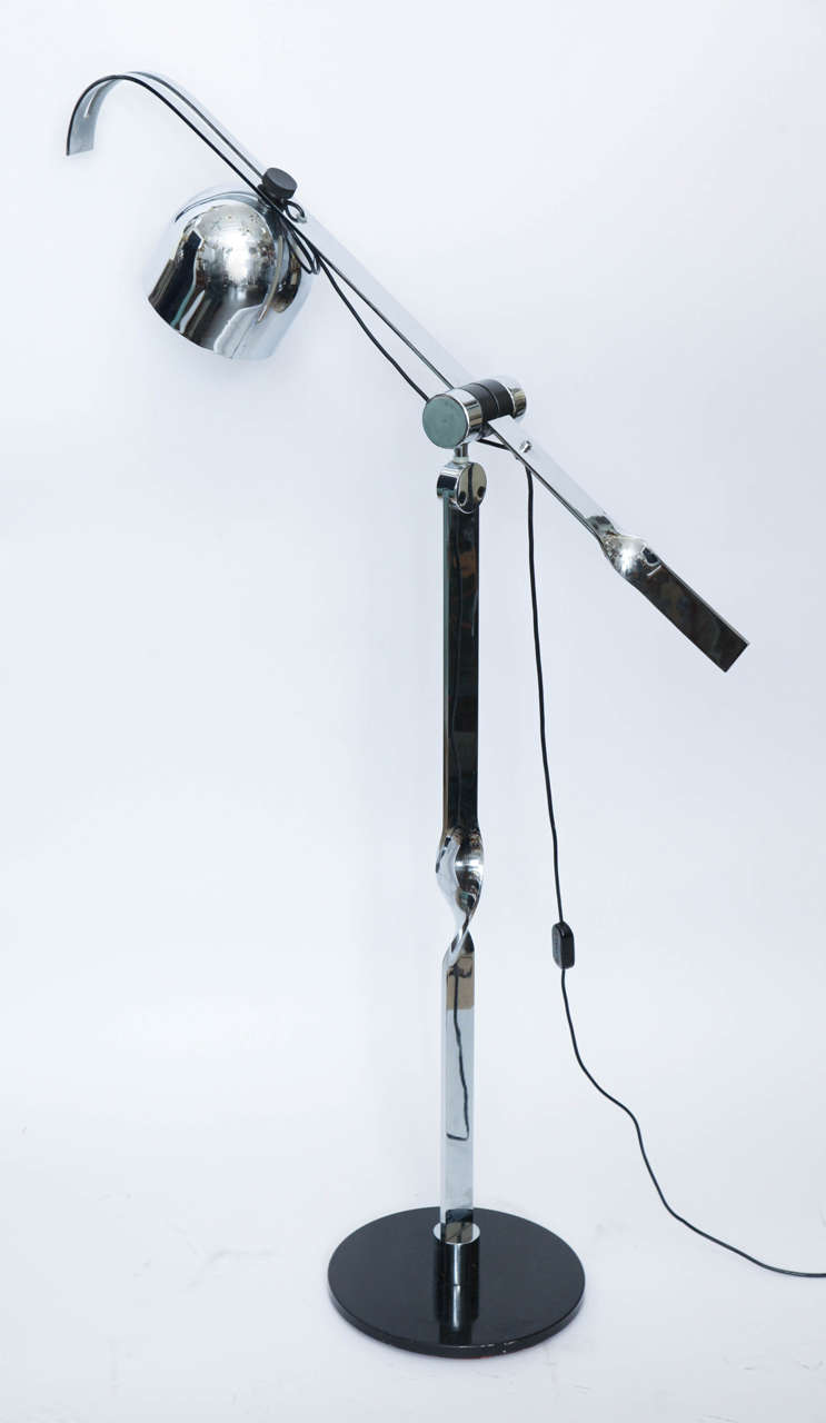 Italian Articulated Floor Lamp by Reggiani 1