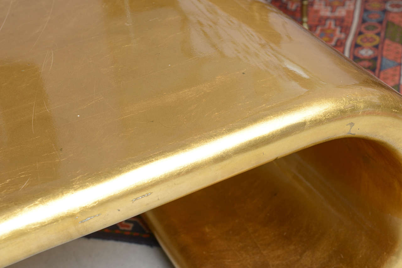 Wood Dramatic Goldleaf Coffeetable Saturday Sale only
