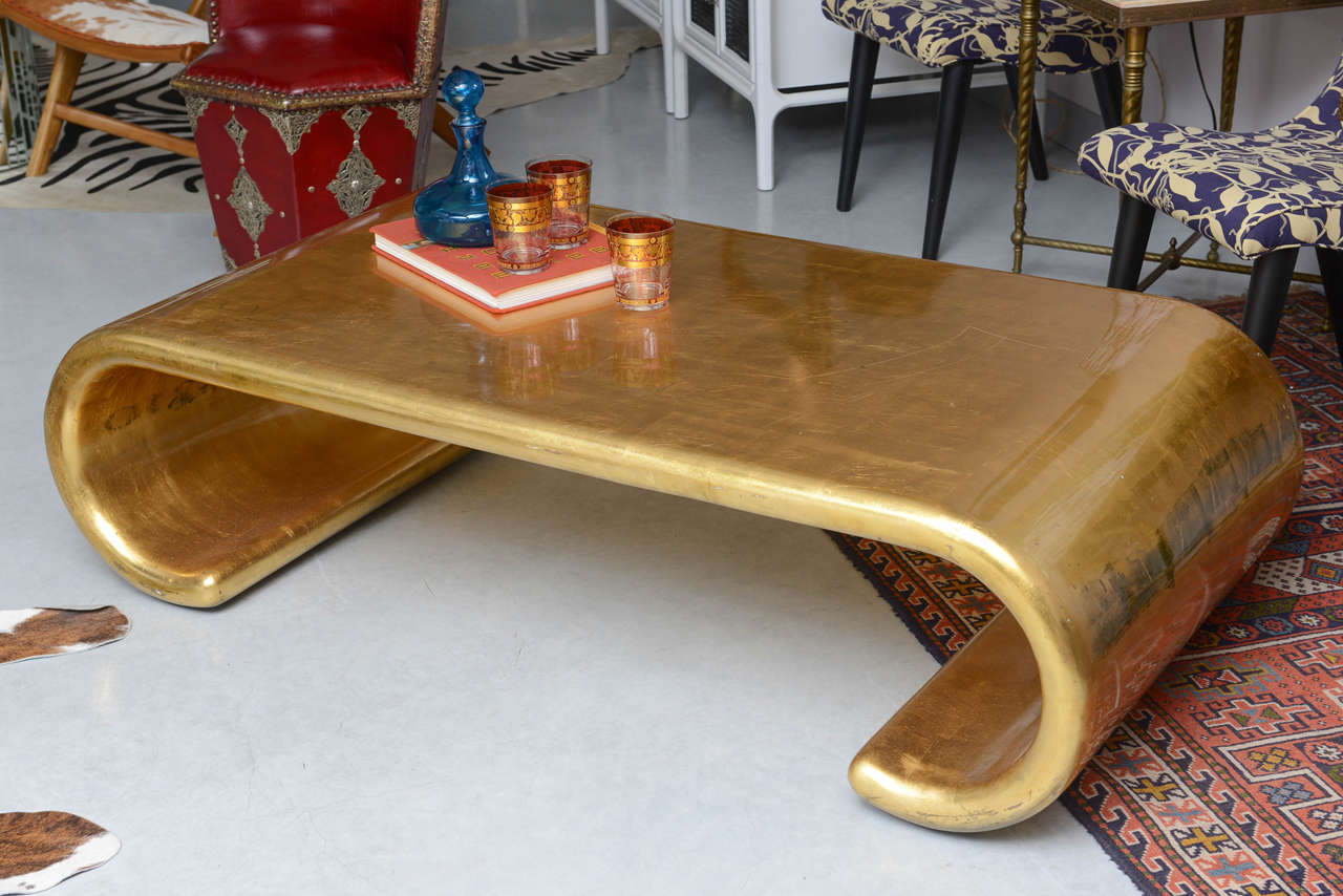 Dramatic Goldleaf Coffeetable Saturday Sale only 3