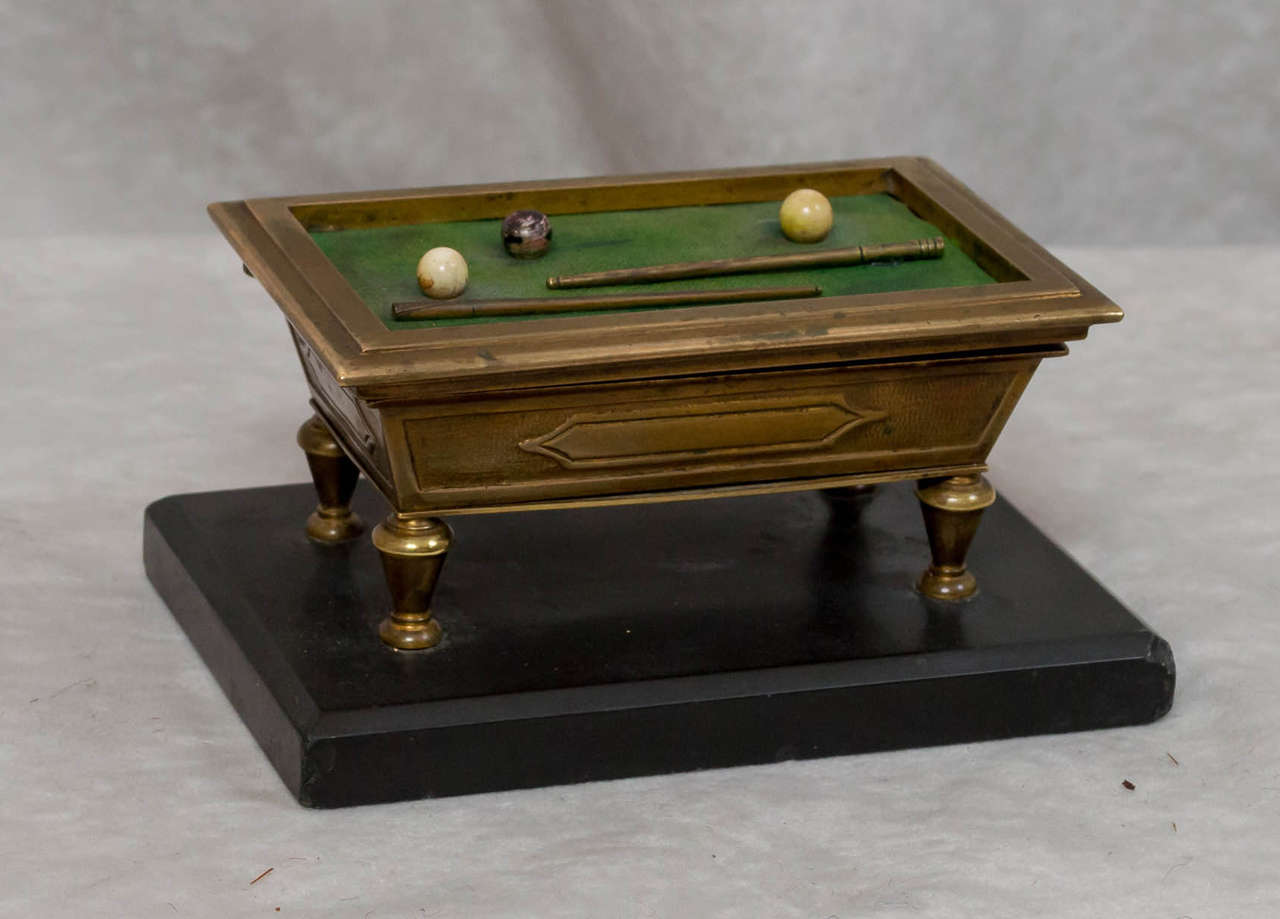 Other Bronze Billiard or Pool Table Box