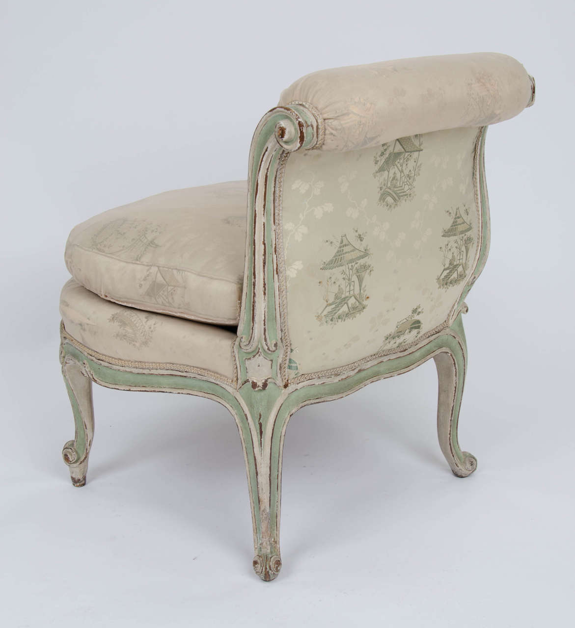 Pair of Louis XV Style Low Chairs 2