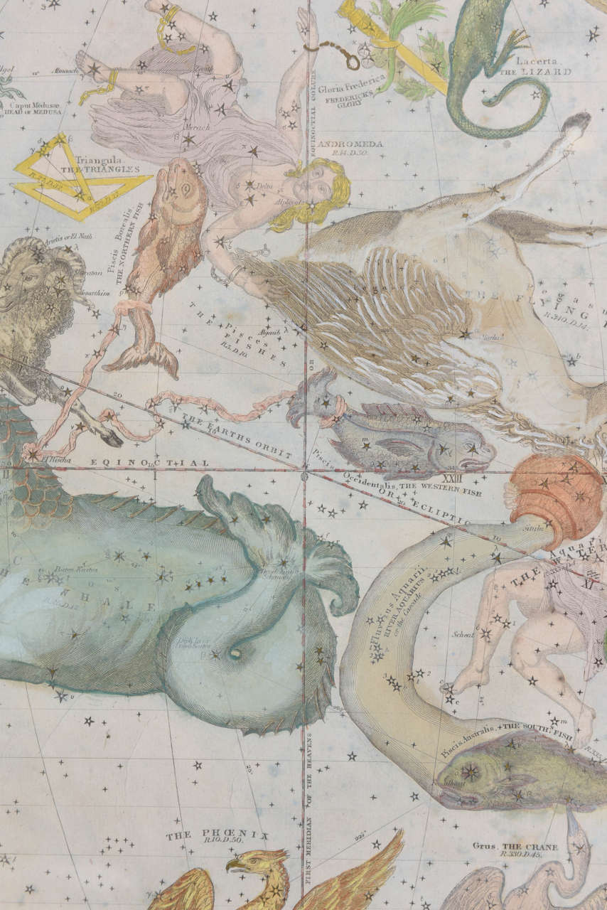 19th Century Set of Six Hand-Colored Zodiac and Celestial Prints 2