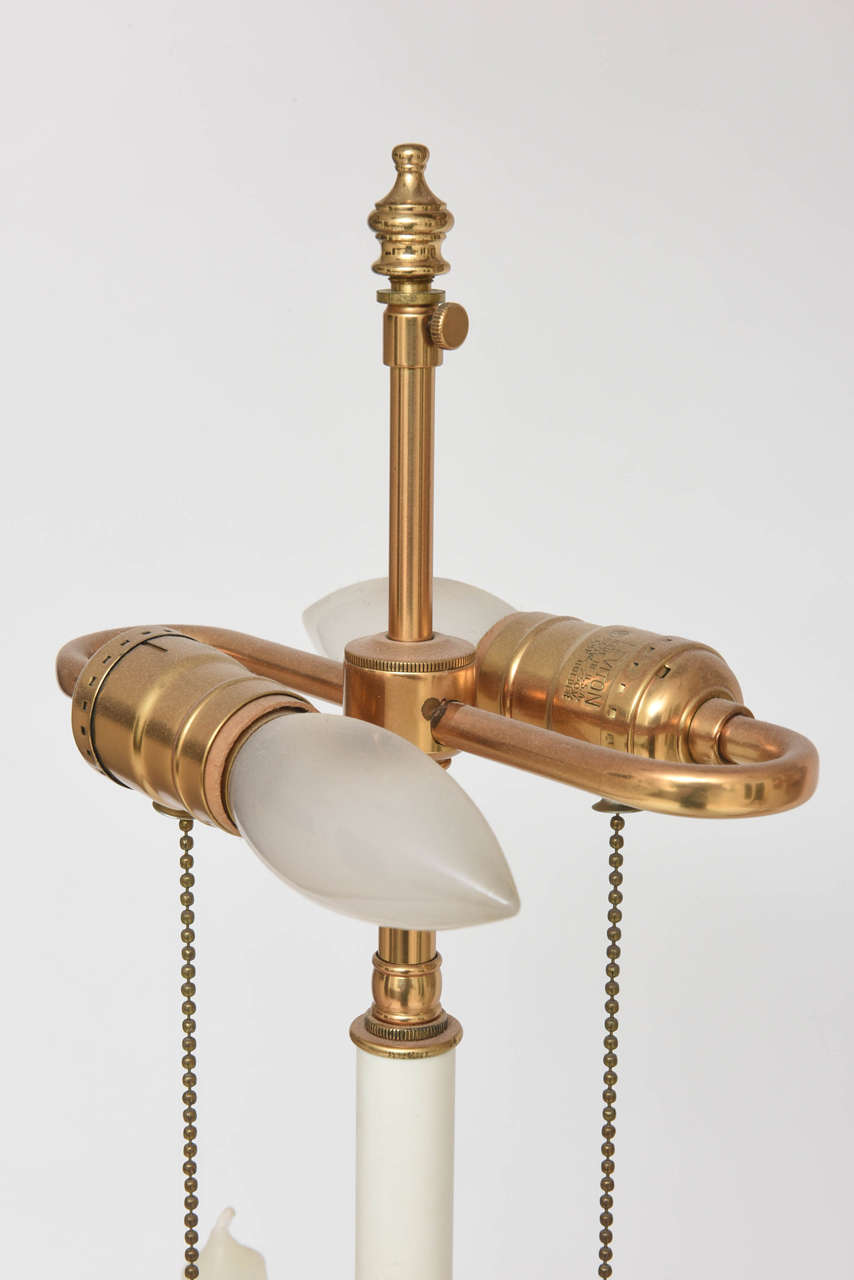 Superb Pair of French Neoclassical Ormolu Candelabra Lamps 3