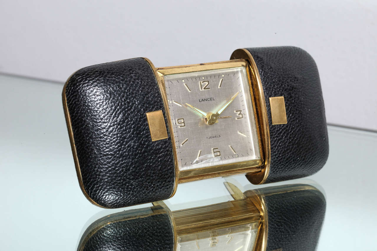Lancel Travel Clock at 1stDibs lancel watch, lancel clock