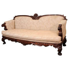 A Pair Of William IV Rosewood Large Sofas