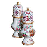 Pair Samson Chinese Export-style Sugar Casters
