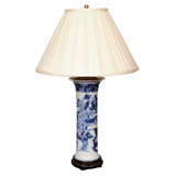 Chinese Export Blue and White Wig Stand