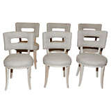 Six Moderne Regency Chairs