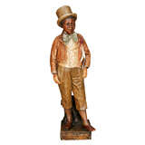 Terra Cotta Figure of a Dandy by Goldscheider