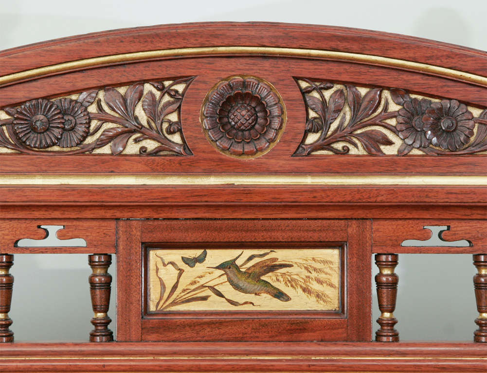 Late 19th Century Gillows of Lancaster walnut and thuya wood sideboard, England circa 1877 For Sale