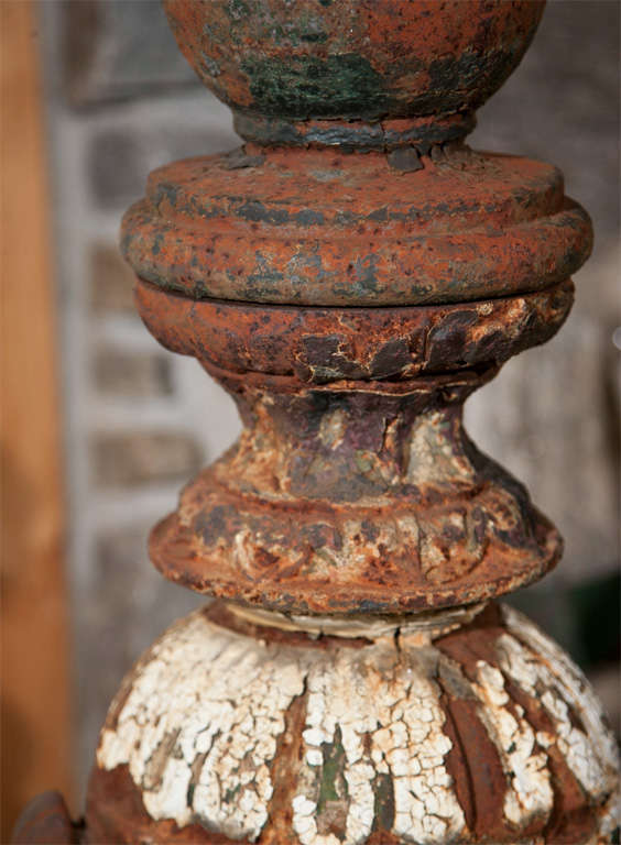 victorian cast iron lamp post