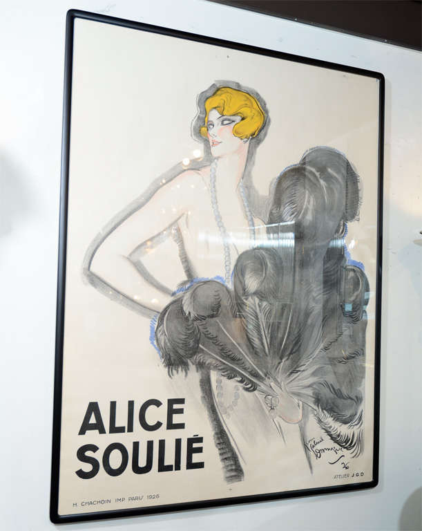 Art Deco Poster by Gabriel Alice Soulie