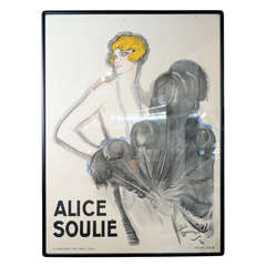 Art Deco Poster by Gabriel Alice Soulie