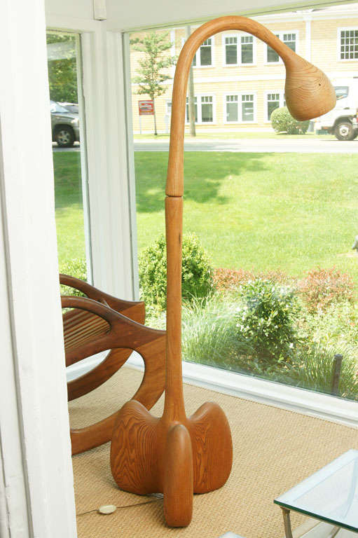 American Craft Hand Made Floor Lamp By 