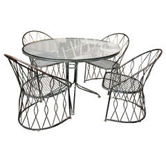 Salterini Round Table and Chairs