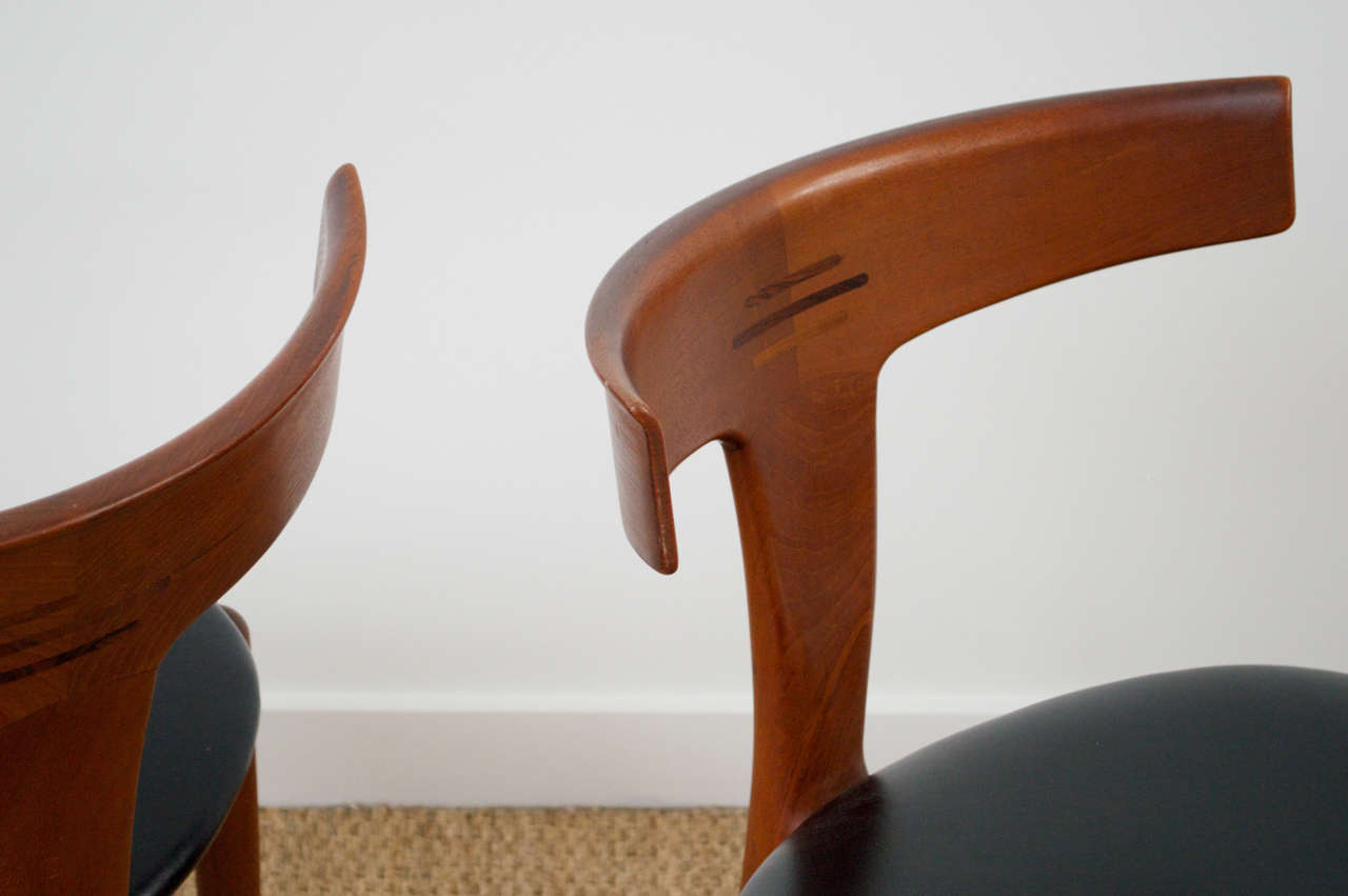 Mid-20th Century Rare Set of Moreddi Dining Chairs