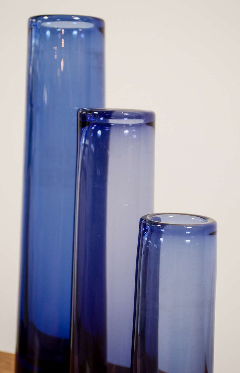 Danish Per Lutken - Three Glass Vases