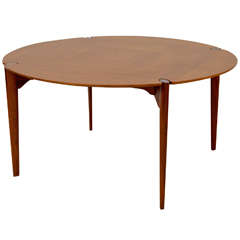 Walnut Dining / Game Table by Brown Saltman