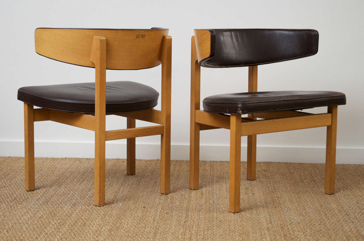 Mid-Century Modern Børge Mogensen Conference or Dining Chairs