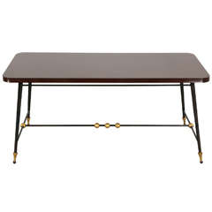 Rectangular coffee table by Jules et André Leleu, 1960