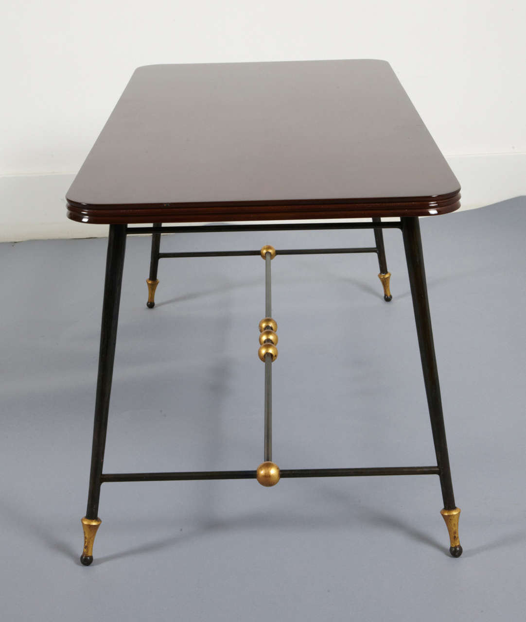 Rectangular coffee table by Jules et André Leleu, 1960 2