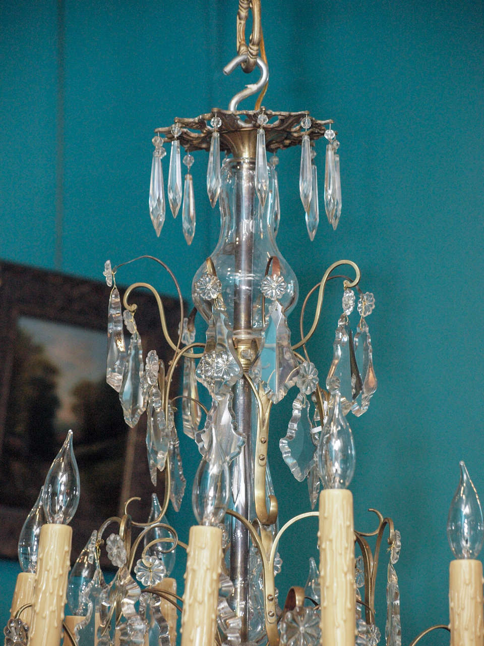 French Napoleon III Period Crystal Chandelier For Sale