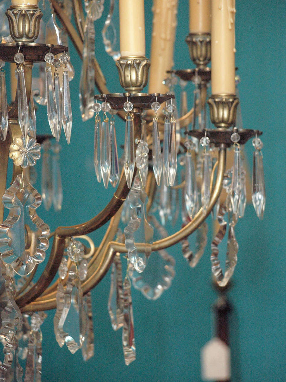 Napoleon III Period Crystal Chandelier For Sale 1