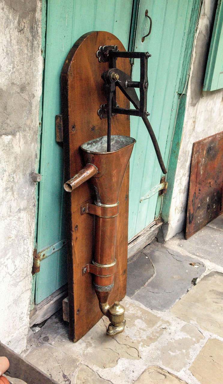 Late 18th Century Chateau Water Pump