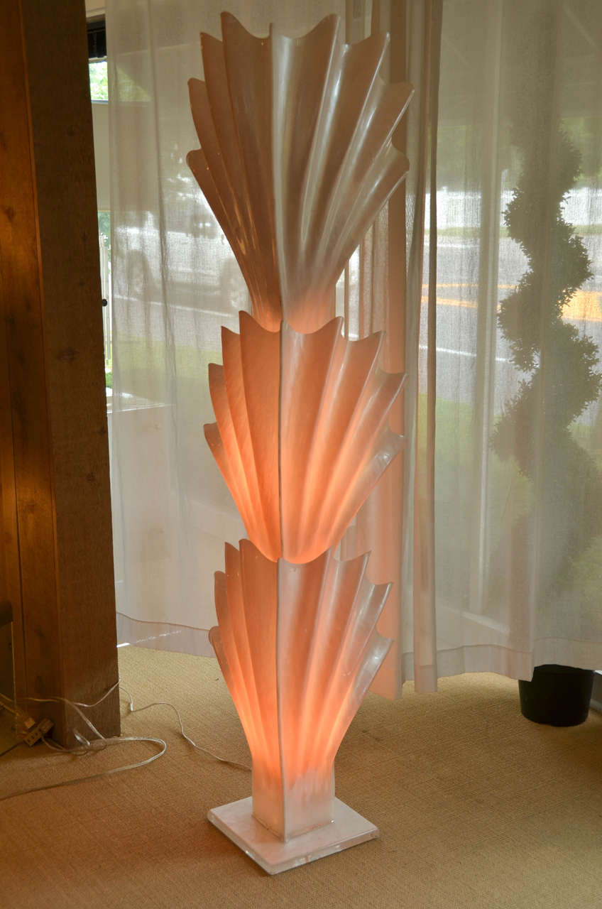 Rare and Unusual Rougier Corner Floor Lamp 3